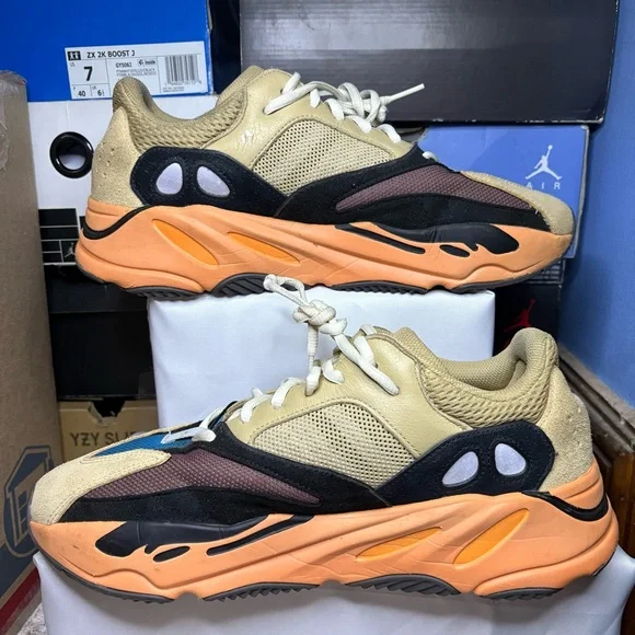 Size 11 - adidas Men's Yeezy Boost 700 Enflame Amber